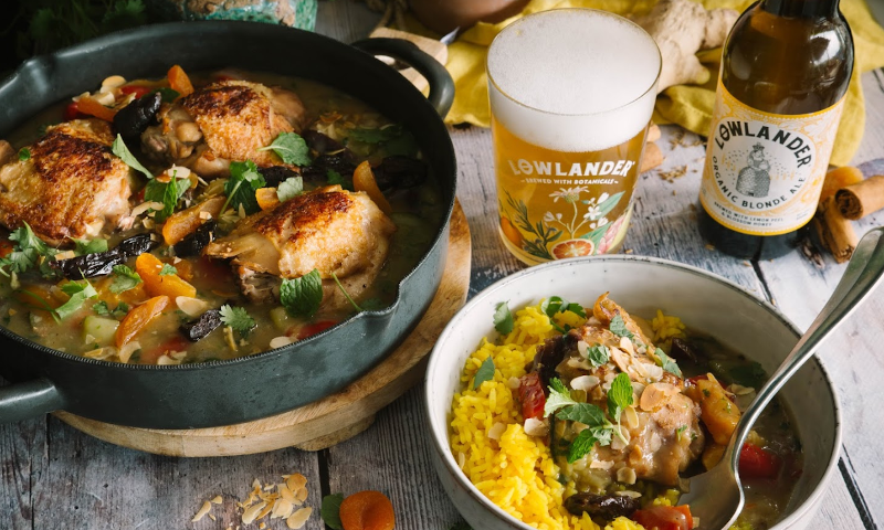 Lowlander Blonde Ale met een lekker kipgerecht